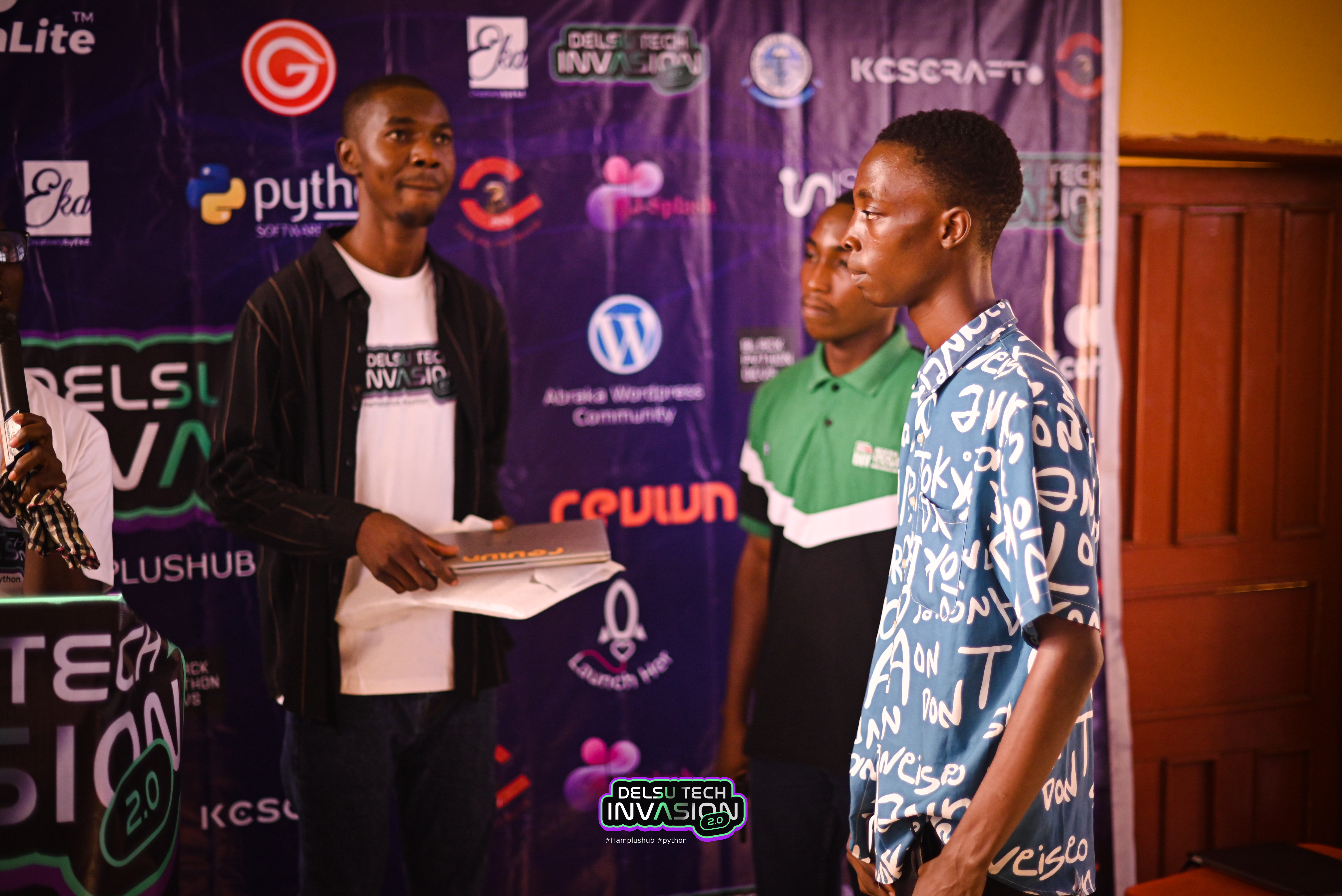 3 Lucky participants were given new laptops during DTI 2.0