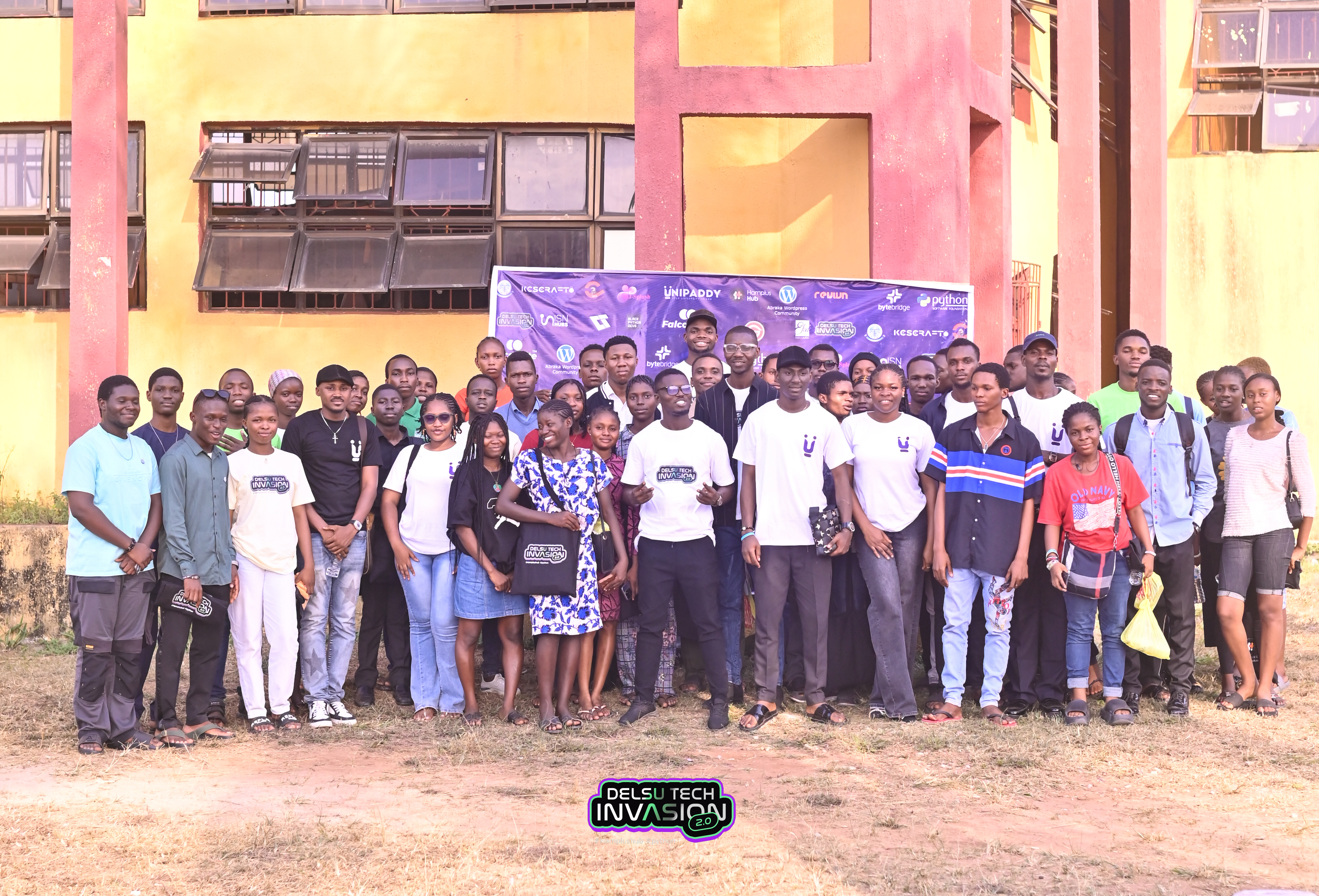 Team Hamplus Hub, NACOSS DELSU Excos, Partners and Sponsors during DTI 2.0